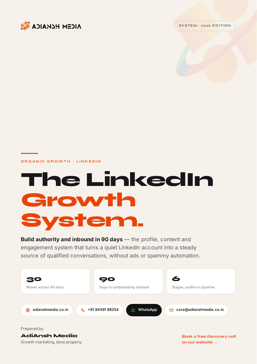 The LinkedIn Growth System — free download cover